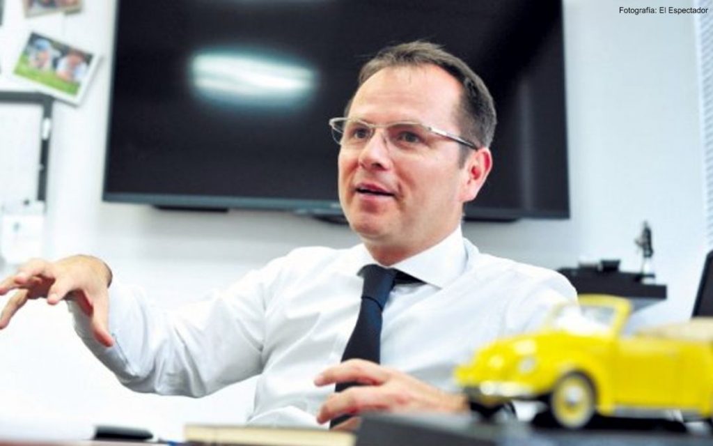 Juan Felipe Bedoya, gerente general de Porsche Colombia
