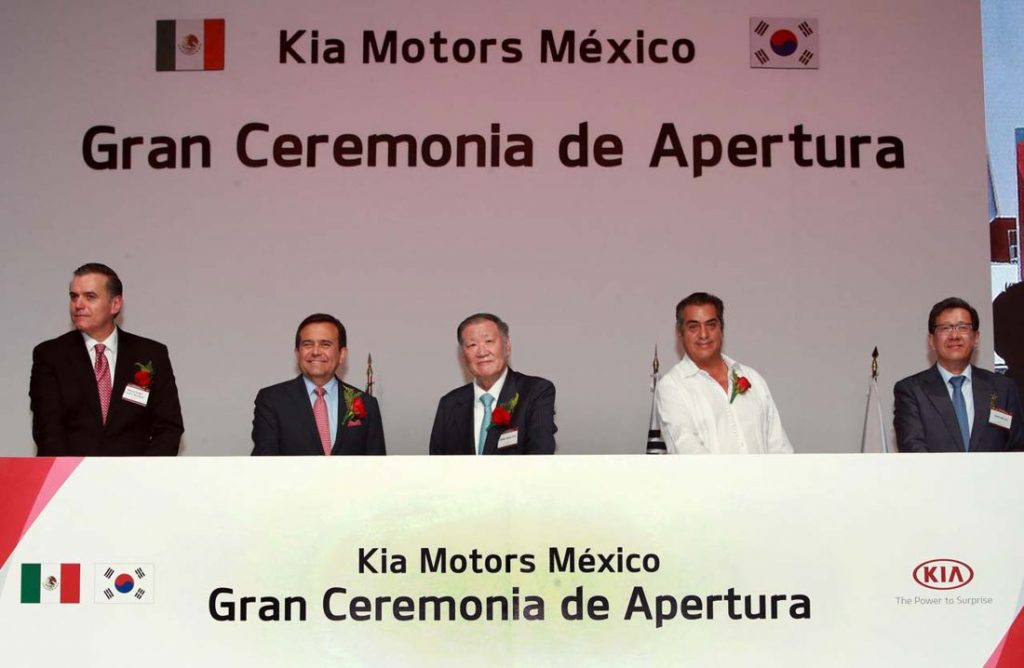 Inauguración Planta Kia en México
