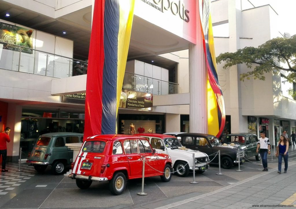 Exhibición Renault 4 en Bucaramanga