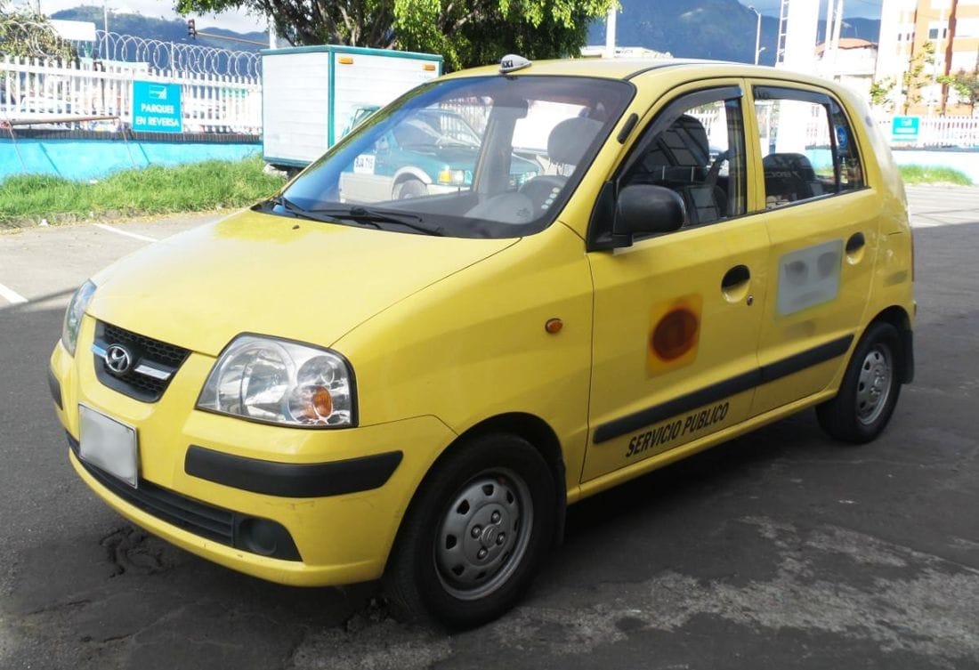 hyundai, si voy en taxi, torneo de futbol para taxistas, taxis hyundai, hyundai colombia