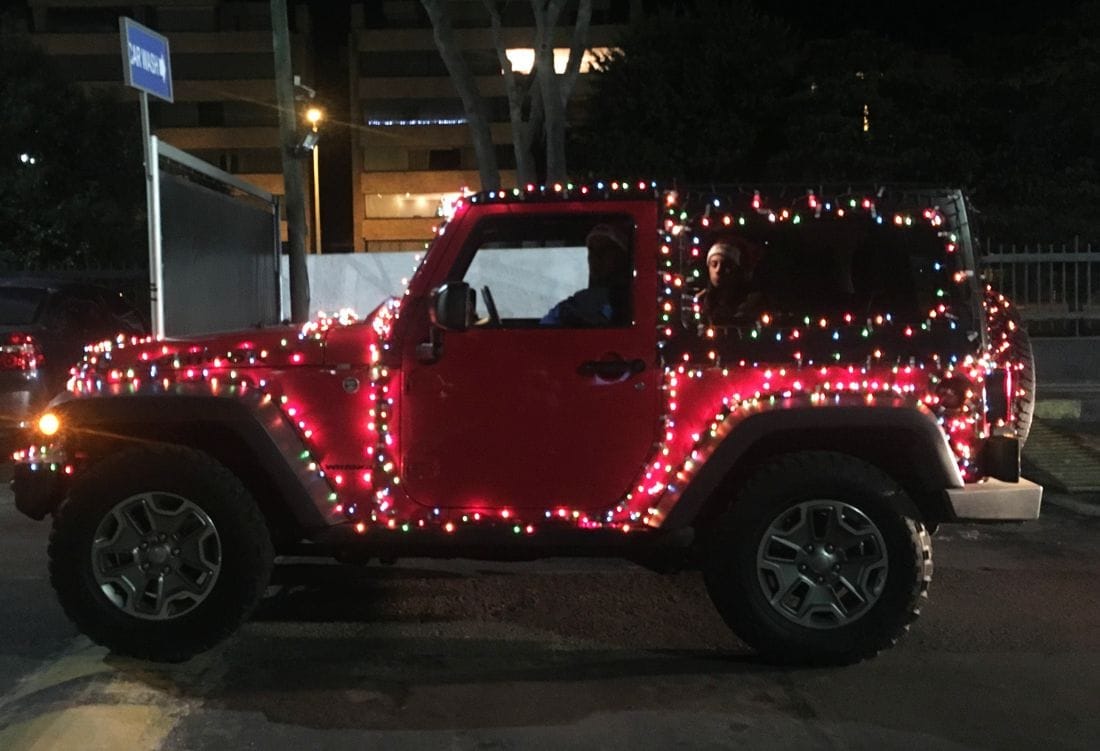 jeep colombia, manada jeep, recorrido navideño, eventos de navidad en colombia, navidad 2017
