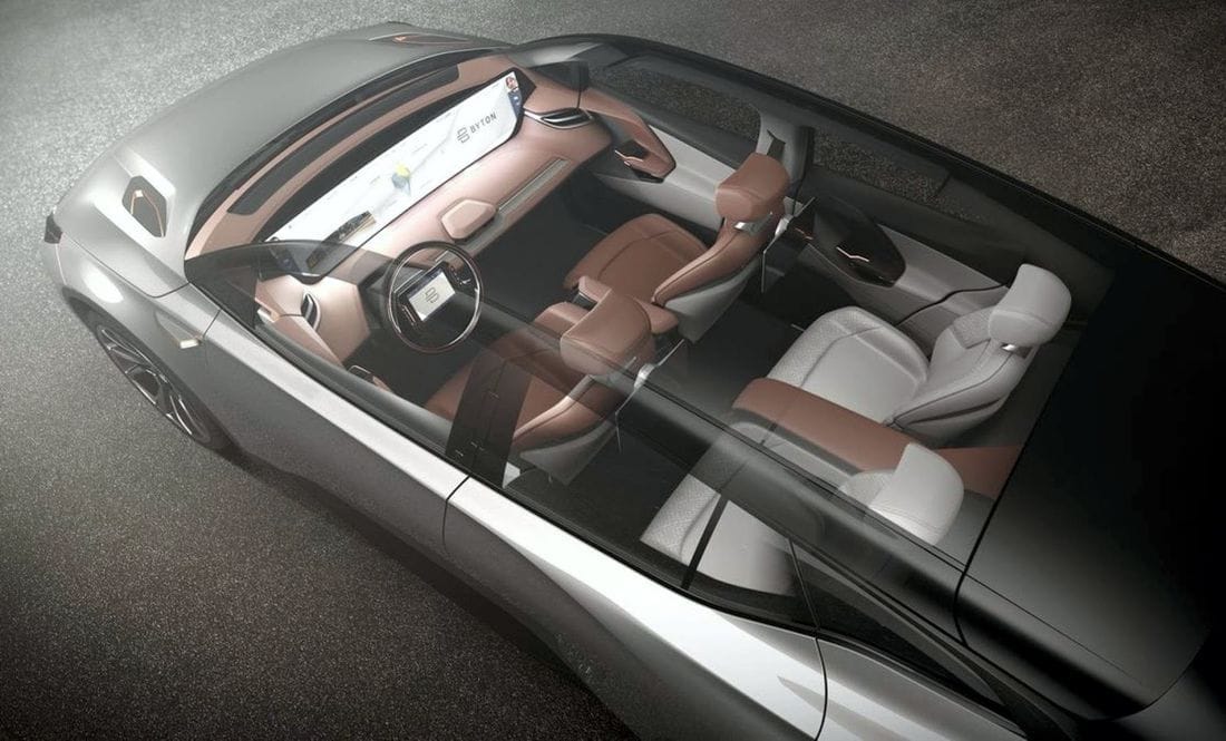 byton crossover concept, byton cars, byton crossover, ces 2018